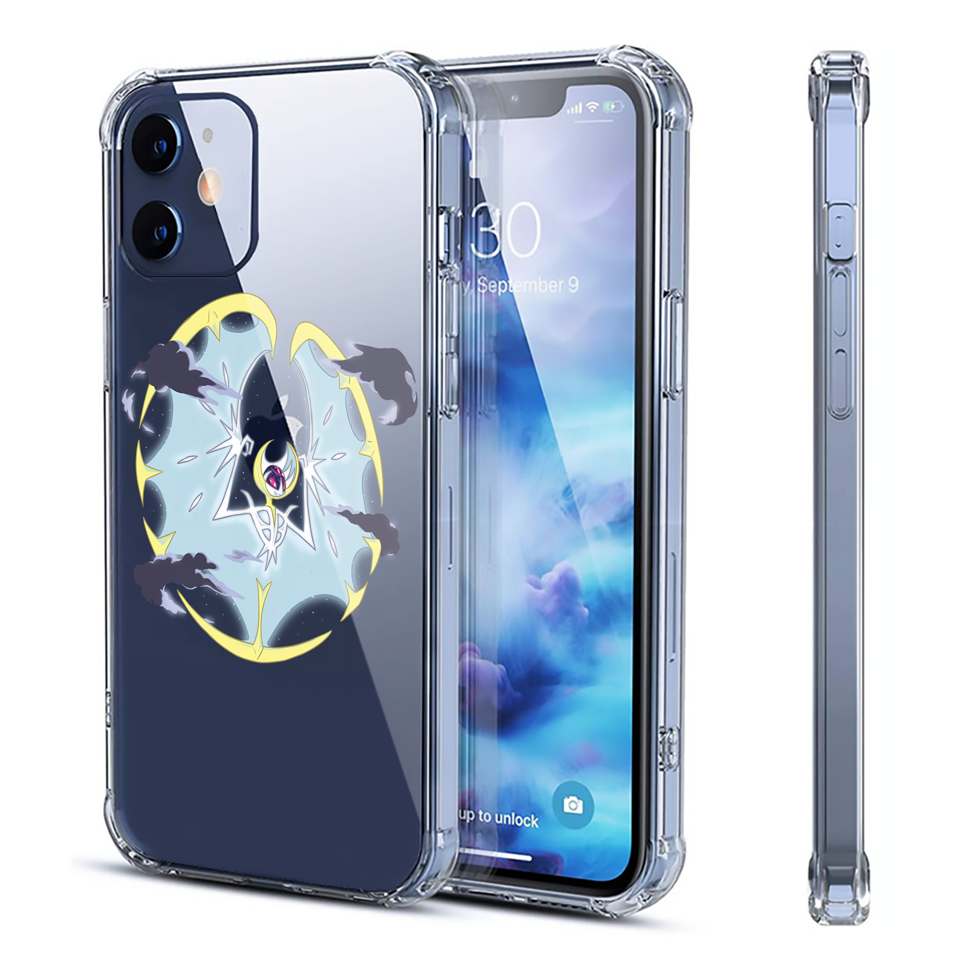 （画像用） ポケットモンスター Pokémon 【iPhone 12シリーズ対応】透明スマホケース（クリアソフトケース）